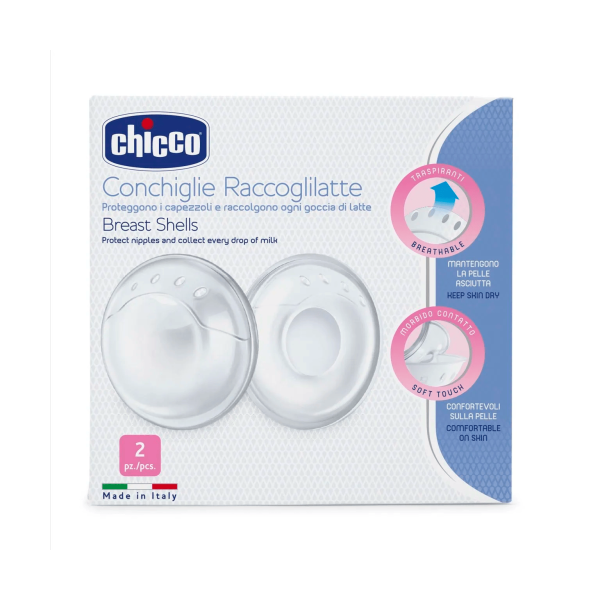 CHICCO COQUILLES RECUEIL LAIT POUR SEINS CREVASSÉS