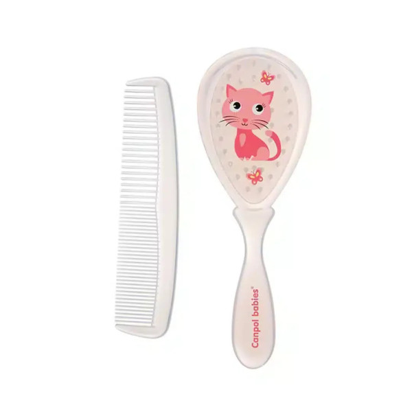 CANPOL BABIES BROSSE ET PEIGNE 0M+ (2/419) CUTE ANIMALS