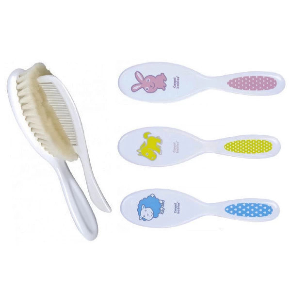 CANPOL BABIES SET BROSSE ET PEIGNE SIMPLE BLANCHE 2/417