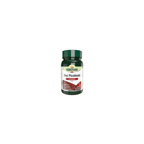 NATURES AID ZINC PICOLINATE 30 COMPRIMES