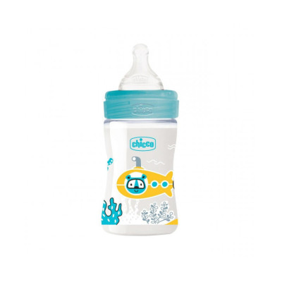 CHICCO-BIB-PLASTIC-150ML-BLEU-286112