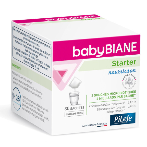 PILEJE BABYBIANE STARTER 30 SACHETS