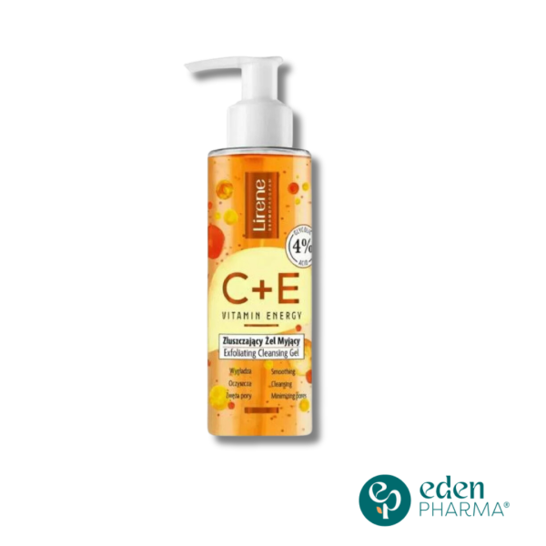 LIRENE C+E GEL NETTOYANT EXFOLIANT 145ML