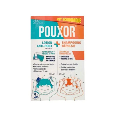 POUXOR KIT LOTION+SHAMPOING REPULSIF