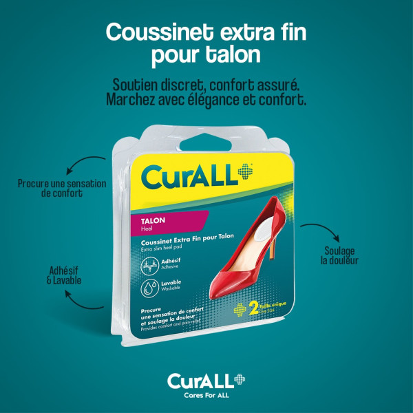 CURALL COUSSINET EXTRA FIN POUR TALON B/2