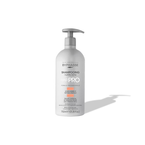 BYPHASSE SHAMPOOING NUTRITIVE RICHE CHEVEUX SECS 750ML