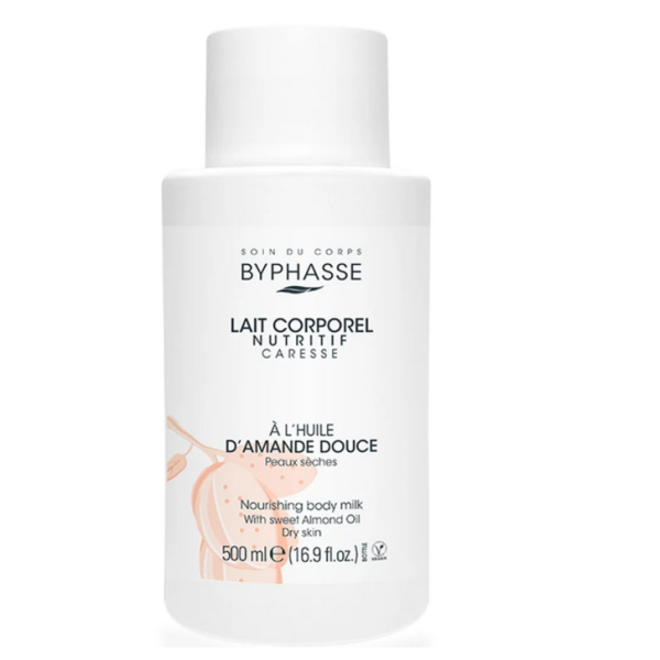 BYPHASSE LAIT CORPOREL HUILE AMANDE DOUCE 500ML