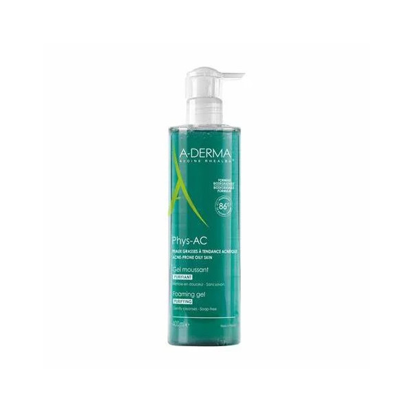 A-DERMA PHYS AC GEL MOUSSANT 400ML