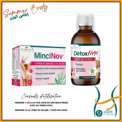 PACK MINCINOV ET DRAINEUR PERTE DE POIDS