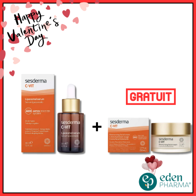 SESDERMA SERUM C-VIT + SESDERMA CREME C-VIT GRATUIT