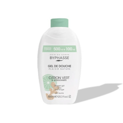 BYPHASSE GEL DOUCHE CITRON VERT 600ML