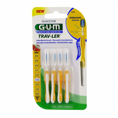 GUM BROSSETTES TRAVELER EXTRAFINE DE 4 (1514)