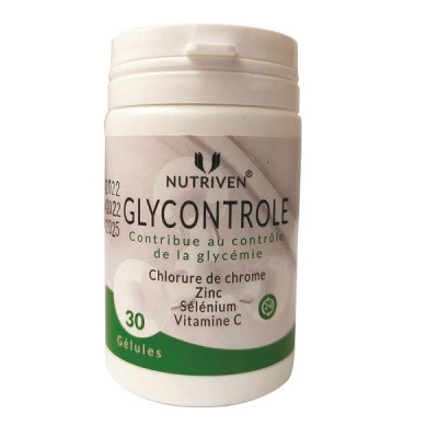 NUTRIVEN GLYCONTROLE 30 GÉLULES