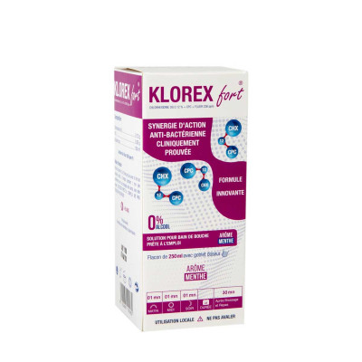 STODERMA KLOREX FORT BAIN DE BOUCHE 250ML