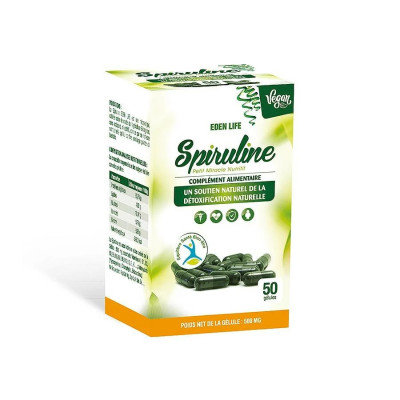 EDEN-LIFE-SPIRULINE-GELLULE-BT/50