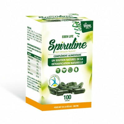 EDEN-LIFE-SPIRULINE-GELLULE-BT/100-