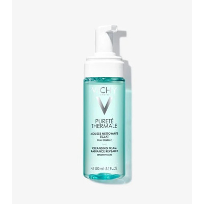 VICHY PURETÉ THERMALE MOUSSE NETTOYANTE ÉCLAT PEAU SENSIBLE 150ML