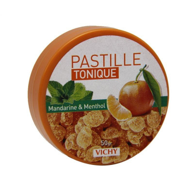 VICHY PASTILLE DOUCE TONIQUE MANDARINE ET MENTHOL 50GR