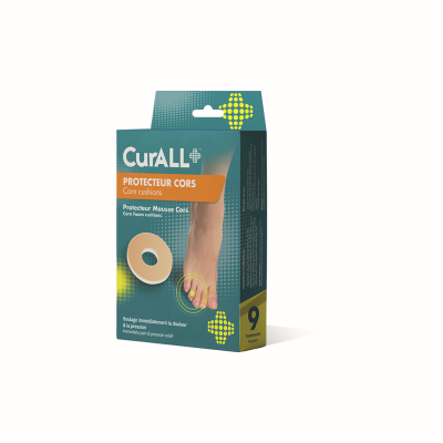CURALL PROTECTEUR CORS ET DURILLONS MOUSSE B/9