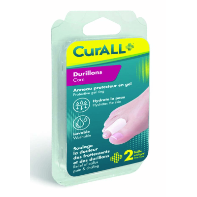 CURALL ANNEAU PROTECTEUR EN GEL DIGITUBE B/2
