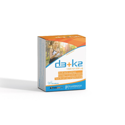 PHARMADOR D3+K2 30 GÉLULES