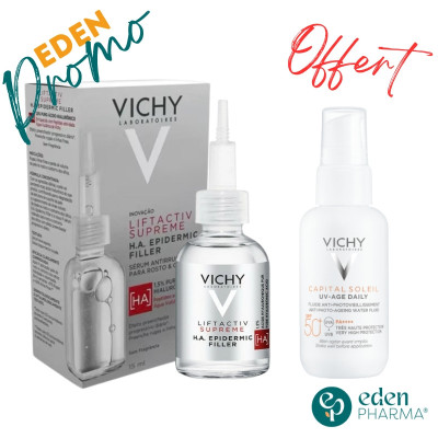 VICHY LIFTACTIV SERUM HA FILLER RIDES FERMETE + UV DAILY SPF50+ OFFERTE