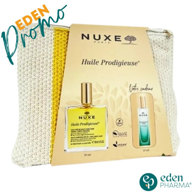 NUXE TROUSSE HUILE PRODIGIEUSE 50ML + PRODIGIEUX NEROLI 15ML (OFFERT) REF 0048