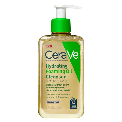 CERAVE HUILE LAVANTE MOUSSANTE HYDRATANTE 473ML