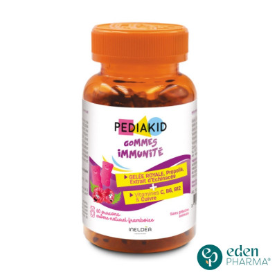 PEDIAKID GOMMES IMMUNITE 60 OURSONS