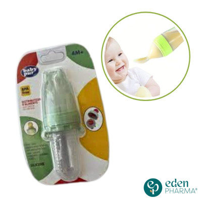 BABY PUR GRIGNOTEUR CUILLERE SILICONE 4M+