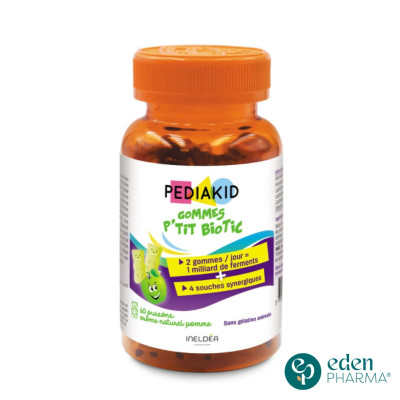 PEDIAKID GOMMES P'TIT BIOTIC 60 OURSONS