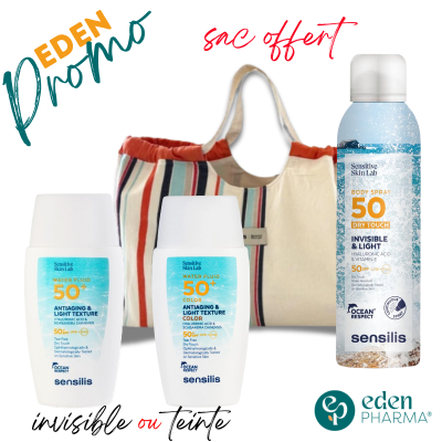 PACK SENSILIS ANTI- AGE INVISIBLE OU TEINTE & PROTECTION CORPS