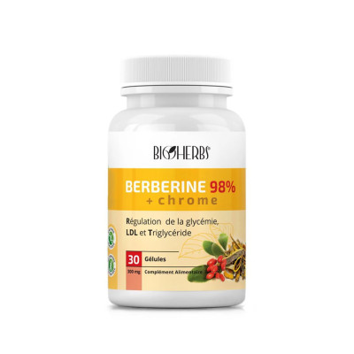 BIOHERBS BERBERINE 98% + CHROME BT/30
