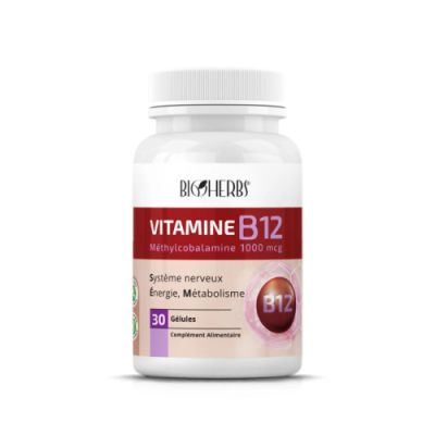 BIOHERBS VITAMINE B12 30 GELULES