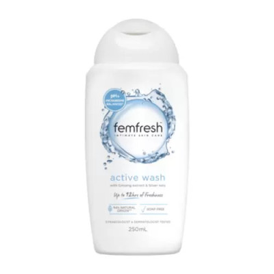 FEMFRESH ACTIVE WASH GEL LAVANT INTIME 250ML