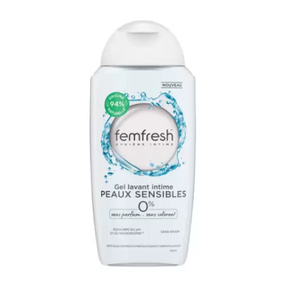 FEMFRESH GEL LAVANT INTIME PEAUX SENSIBLES 250ML