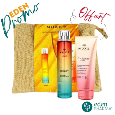 NUXE TROUSSE EAU DELICIEUSE + GELEE FLORALE OFFERT