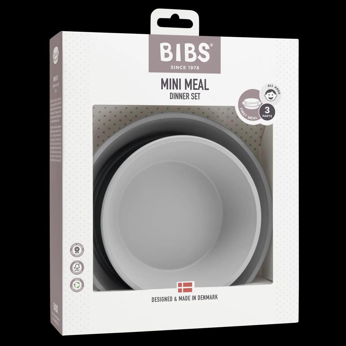 Bibs Set Assiette et Bol Cloud 3pcs