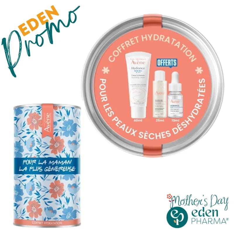 Avene Box Hydrance Riche Peau Seche + Boost 10 ml + Eau Micellaire 25 ml Offert