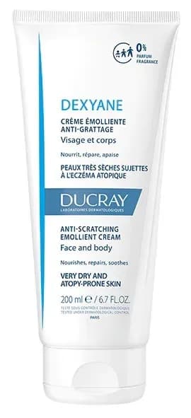 Ducray Dexyane Creme Emolliente Anti Grattage Peaux Tres Seches a Tendance Atopique 200 ml