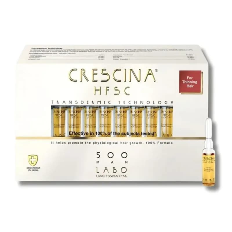 Crescina Hfsc Transdermique Repousse 500 Homme 20 Ampoules