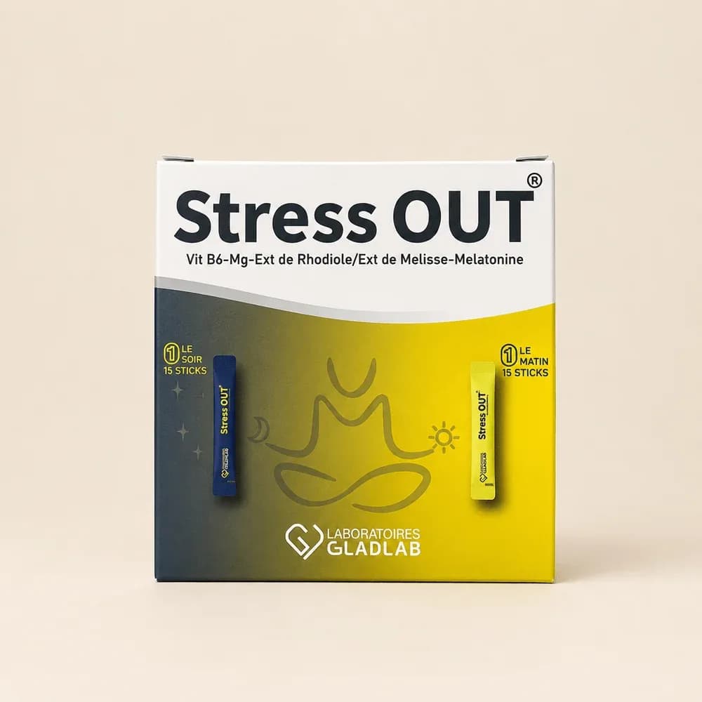 STRESS OUT 15 STICKS MATIN + 15 STICKS NUIT