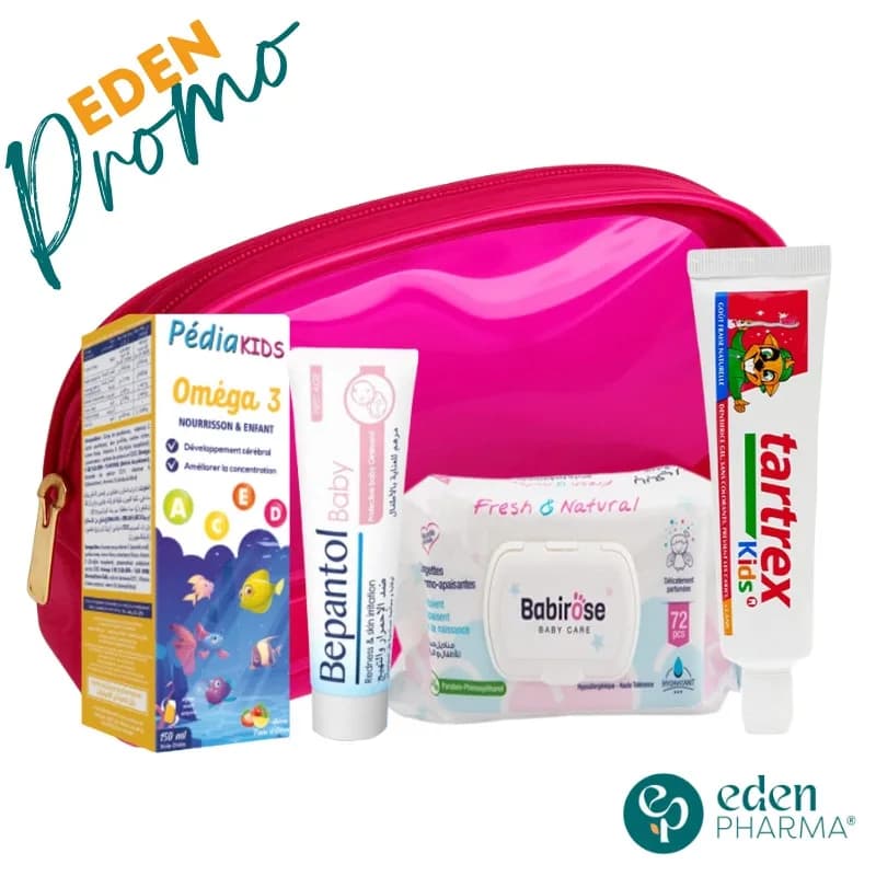 Trousse Rentree Scolaire Bebe (Omgea3+dentifrice+lingette+creme Change)