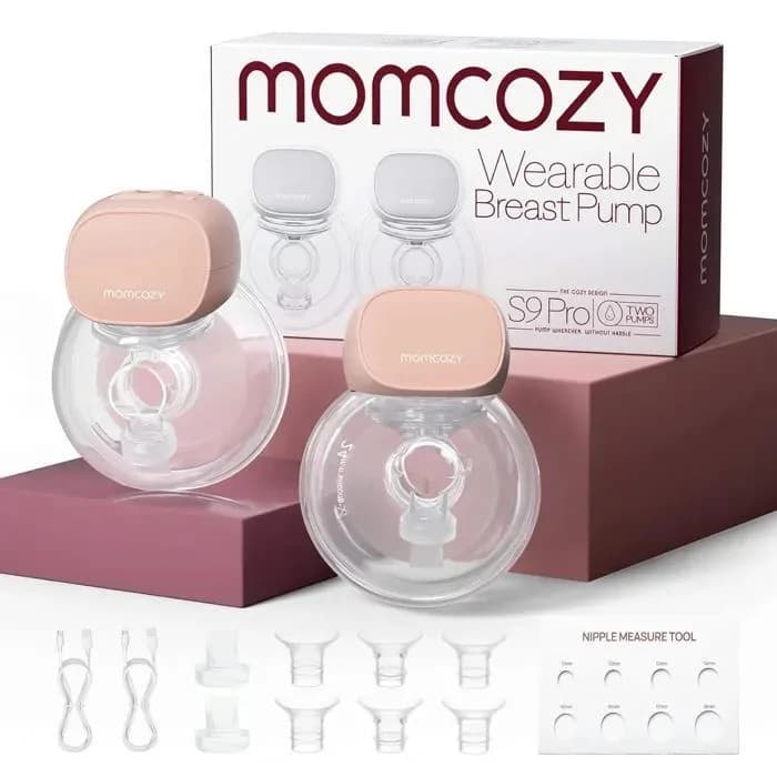 Momcozy S9 Pro Tire-Lait Électrique Double Portable Avec 4 Tailles