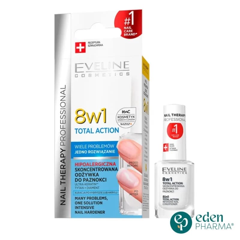 Eveline Nail Total Action 8 en 1 12 ml