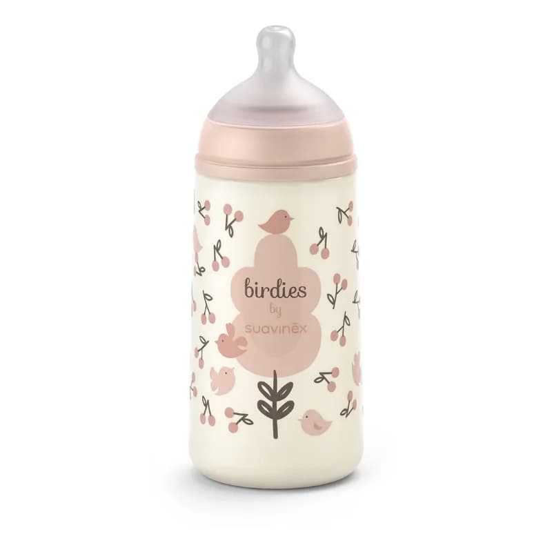 SUAVINEX BIBERON PREMIUM BIRDIES DEBIT LENT 270ML