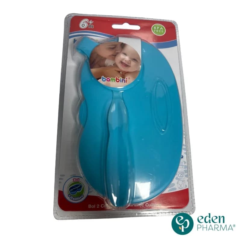 Bambini Bol 2 Compartiments Avec Cuillere 480