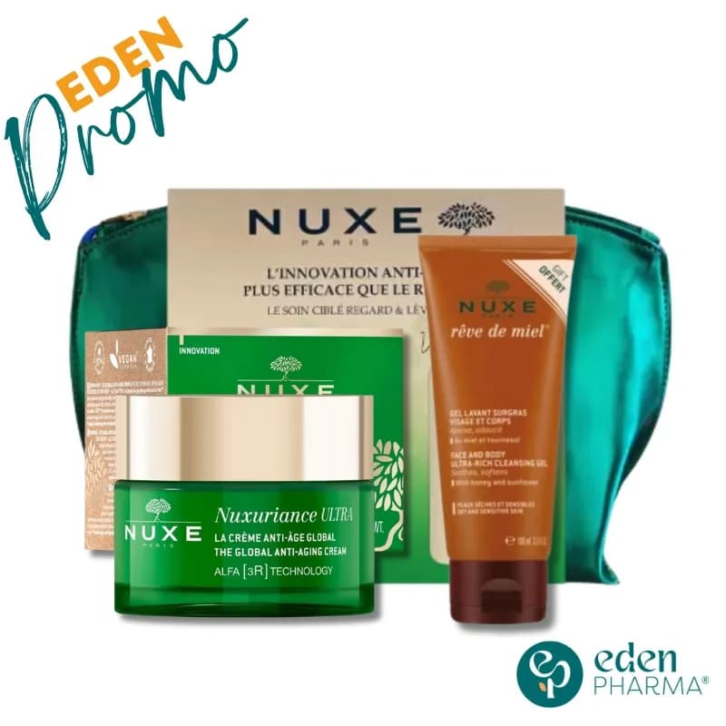 Nuxuriance Ultra Crème Anti-Âge Global 50 ml + Gel Nettoyant Reve de Miel 100 ml