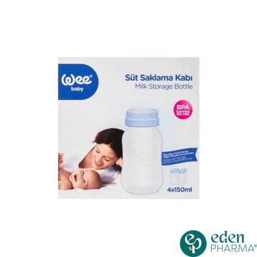 Wee Milk Storage Bottle 4*150ml