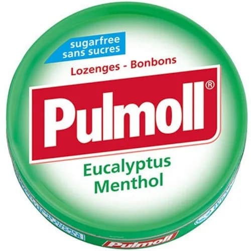 Pulmoll Eucalyptus Menthol Pastilles sans Sucres 45 g